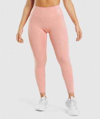 Dámské Legíny Gymshark Tréninková Růžové | CZ 4064CTV